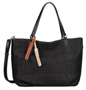 TOM TAILOR Yva zip shopper XL mixed black